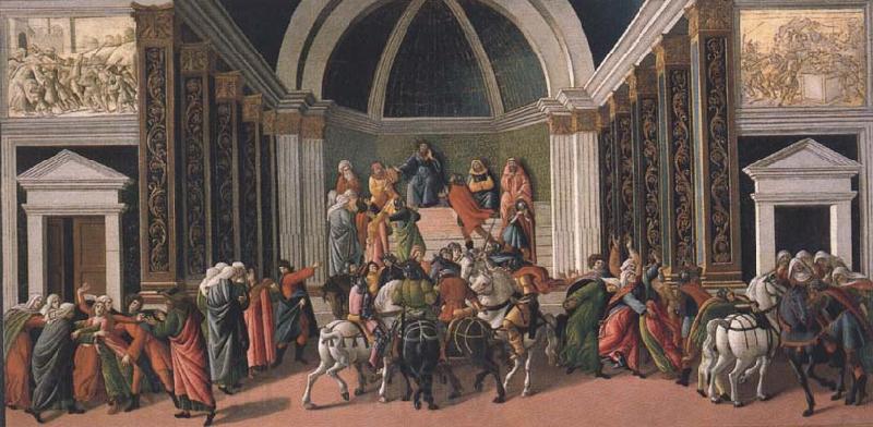 Sandro Botticelli Stories of Virginia Norge oil painting art